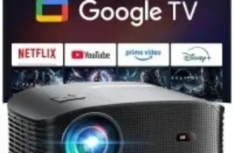 GooDee YG600 1080p WiFi 6 Smart Projector for $83.99