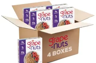 Grape Nuts Original Breakfast Cereal 4-Pack for $9.71