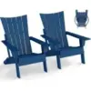 Greenvines HDPE Plastic Outdoor Folding Adirondack Chairs (2-Pack) for $119.99