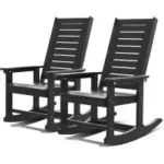 Greenvines HDPE Plastic Outdoor Rocking Chair (2-Pack) for $229.97