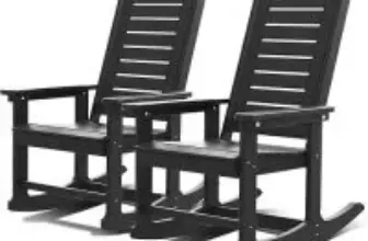 Greenvines HDPE Plastic Outdoor Rocking Chair (2-Pack) for $229.97