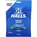 Halls Throat Relief Blueberry Cough Drops (80 Count) for $3.41