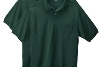 Hanes Men’s EcoSmart Short-Sleeve Polo Shirts 2-Pack for $10.50