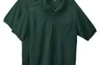 Hanes Men’s Short Sleeve Polo Shirt 2-Pack for $10.50