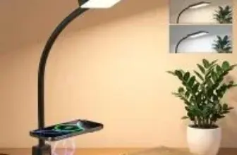 Hansang 1000-Lumen LED Desk Lamp with 10W Wireless Charger for $14.81