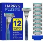Harry’s Plus Razor and Blade Value Pack for $16.98 – 1 Handle and 9 Blade Refills
