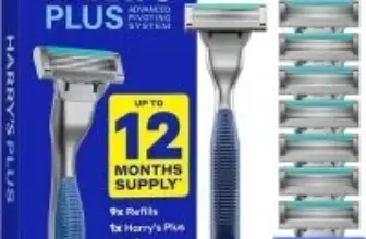 Harry’s Plus Razor and Blade Value Pack for $16.98 – 1 Handle and 9 Blade Refills