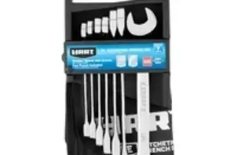 HART 7-Piece SAE Ratcheting Wrench Set with Pouch – $19.97