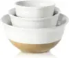 Hasense Ceramic Serving Bowls Set (80/40/20oz) for $25.19