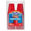 Hefty 50 Count Disposable Plastic Party Cups – 18 Oz for $2.79
