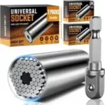 Heleman Universal Socket Tools 2-Pack with Power Drill Adapter for $8.32