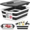 Hi Ninger 3-in-1 Collapsible BBQ Prep Tub with Lid for $13.74