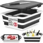 Hi Ninger 3-in-1 Collapsible BBQ Prep Tub with Lid for $13.74