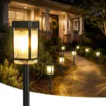 HMdecor Solar Pathway Lights (8-Pack) with 3 Brightness Modes for $20.99