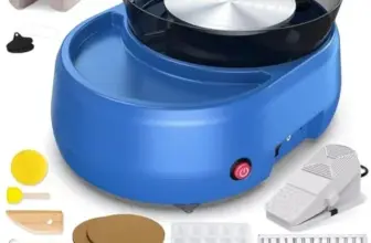 6-Inch Home Pottery Wheel with 2.2lb Air Dry Clay for $44.99