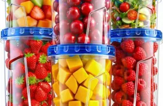 HOMETALL Airtight Freezer Storage Containers 6-Pack for $8.99