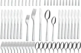 Hunnycook 60-Piece Stainless Steel Silverware Set for 12 – Now $20.49