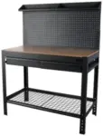 Hyper Tough 48″ Steel Workbench with Steel Mesh – $89