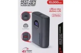 HyperGear Power Pack Pro 10,000mAh Portable Power Bank – $21.95