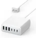 IFEART 6-Port Charger Block with Power Cord – 100W for $9.99