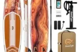InnoExpo 11′ Inflatable Stand Up Paddle Board Kit for $98