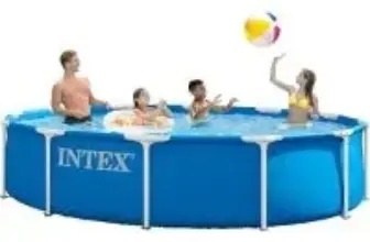 Intex 12’x30″ Metal Frame Swimming Pool (Model 28210EP) Now $69.15