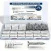 Ironkoi Self-Drilling Drywall Anchors and Screws Kit – 120 Pieces for $5.99