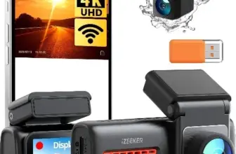 iZEEKER 4K WiFi 6 Front and Rear Dash Cam for $41.99