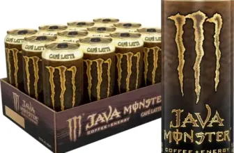 Java Monster Café Latte or Irish Crème Coffee Energy Drink – Pack of 12 for $14.66