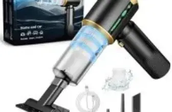 Jixinmiyue 7-in-1 Brushless Cordless Car Vacuum Kit for $24.99