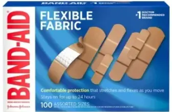 Johnson & Johnson Band-Aid Flexible Fabric Adhesive Bandages 100-Count for $3.95