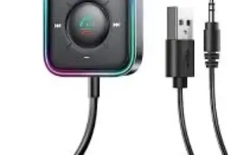 Joyroom Bluetooth 5.3 Car Adapter with Dual Noise Cancellation Mics for $10.07