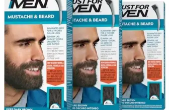 Just For Men Mustache & Beard Dye – 3 Pack for $6.57