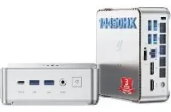 Kamrui Hyper H2 Mini Desktop with Intel Core i5-14450HX, 32GB RAM, 1TB Storage for $539.98