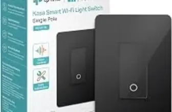 Kasa Smart HS200-BL Wi-Fi Light Switch – 2.4GHz, $11.99