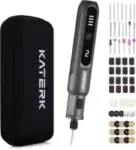 Katerk 3.7V Mini Rotary Tool Kit with 5 Speeds and 70 Accessories for $19.79