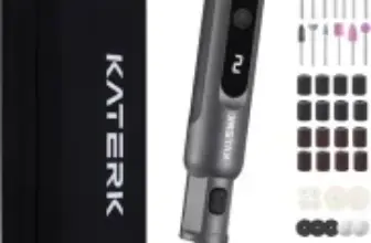 Katerk 3.7V Mini Rotary Tool Kit with 5 Speeds and 70 Accessories for $19.79