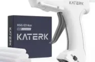 Katerk USB-C Rechargeable Cordless Mini Hot Glue Gun Kit for $12.99
