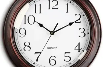 Kecyet 8.5″ Silent Non-Ticking Wall Clock for $4.99