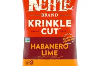 Kettle Brand Habanero Lime Krinkle Cut Potato Chips 7.5-Oz for $1.94