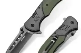 Kexmo 8.46″ Foldable Pocket Knife with 3.46″ D2 Blade for $15.59