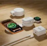 Kicuei Qi2.2 25W Magnetic 3-in-1 Wireless Charger with 45W Adapter for $32.19