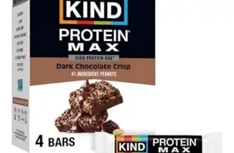 KIND Protein MAX Dark Chocolate Crisp Bars 4-Count for $4.28
