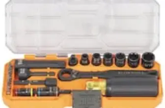 Klein Tools KNECT Impact Pass Through Socket Set 21pc – $29.98