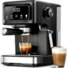Kndko 15-Bar Digital Espresso Machine with Dual Stainless Steel Filter for $62.99