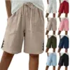 Knee Length High Waist Shorts for $7.49