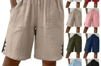 Knee Length High Waist Shorts for $7.49