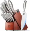 Knifesaga 14-Piece Kitchen Knife Block Set for $59.99