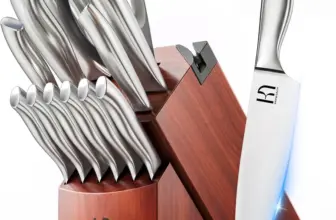 Knifesaga 14-Piece Kitchen Knife Block Set for $59.99