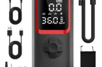 KOLTGOO Tire Inflator 150 PSI Portable Air Compressor for $9.99